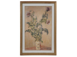 STILL LIFE WITH FLOWERS PRINT AFTER CLAUDE MONET